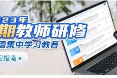 师德先行，共同进步----中都路小学教师暑期研修总结