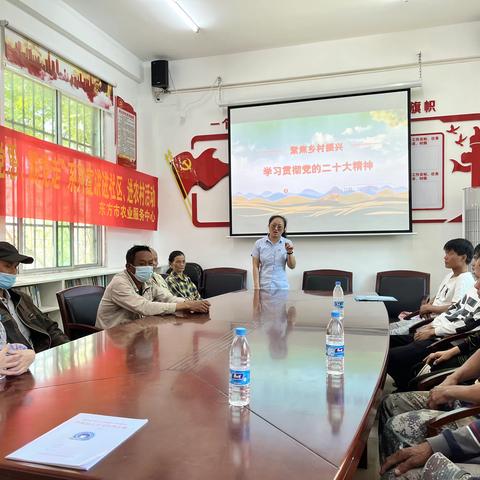 市农服中心党支部开展“强产业促振兴”主题党日活动