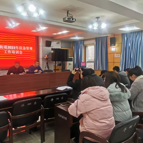 提升能力 守护平安——上林街道组织召开应急管理工作培训会