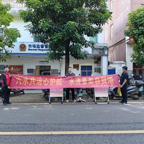 大坡镇组织开展“六水共治”宣传活动