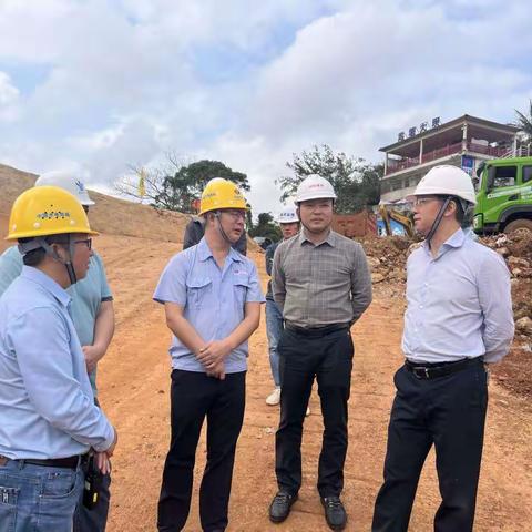 2月6日，海口辉邦项目管理有限公司董事长唐粤宁一行，莅临龙塘大坝项目进行“节前”消防及安全生产专项检查