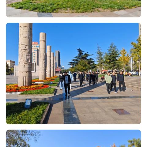 园林中心组织9月份公园广场管理考核评比