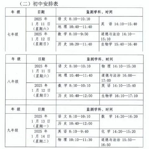 莲花山中学2025年寒假、春节假期安全告家长书