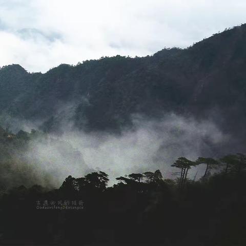 烟雨三清山