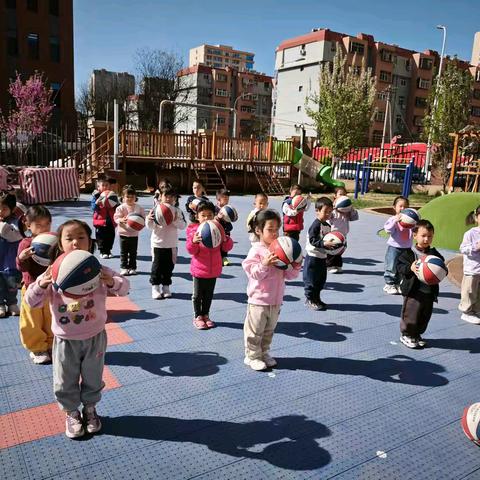 【石家庄市新华区柏林幼儿园】苗四班篮球活动快乐时光