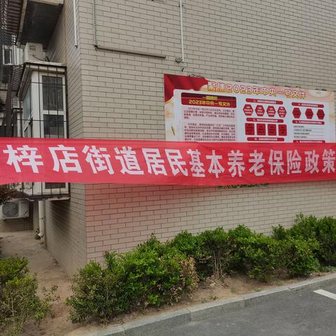 小马村开展“居民基本养老保险政策”宣传活动