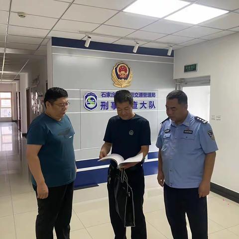 警务保障科到刑侦大队开展警用车辆管理督导检查工作