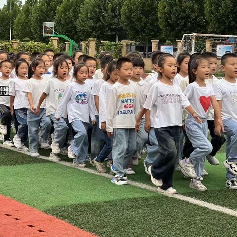 【路队展风采】林州市永和希望小学一年级新生路队比赛纪实