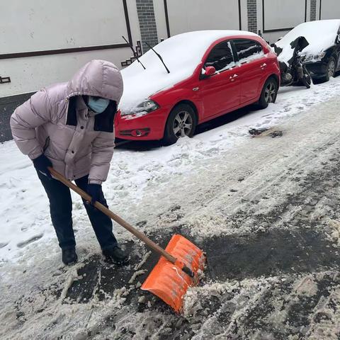 【治荟明湖·温暖南北】大明湖街道南北历山社区积极清雪除冰，守护居民平安出行！