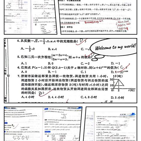 一笔一划总关情，优秀作业见我心——翠园东晓中学八年级寒假作业展示