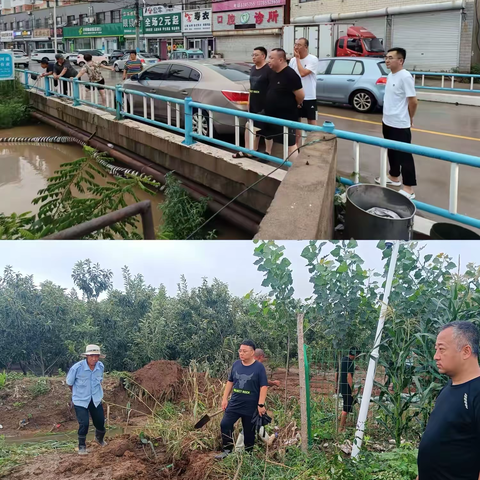 留守营镇：干群风雨共济 坚守防汛一线