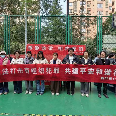 枫叶惠仁社区开展《反有组织犯罪法》宣传活动