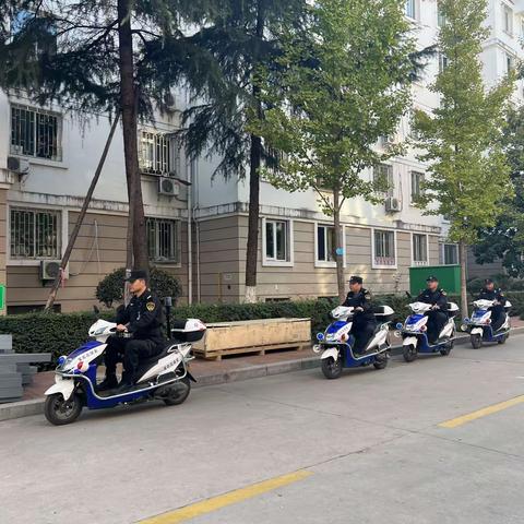 寒冬卫士，暖心守护——宝石花泾河园保安中队