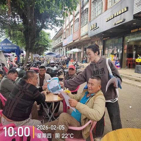 春季传染病防控，蓬莱镇居委会网格员在行动