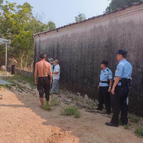 南宝司法所同派出所成功调解一起宅基地纠纷案件