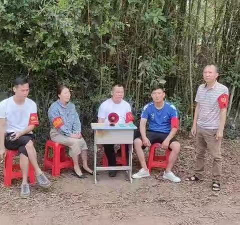 临城镇多琏村党支部开展党建引领聚合力，筑牢森林防火“安全弦”主题党日活动