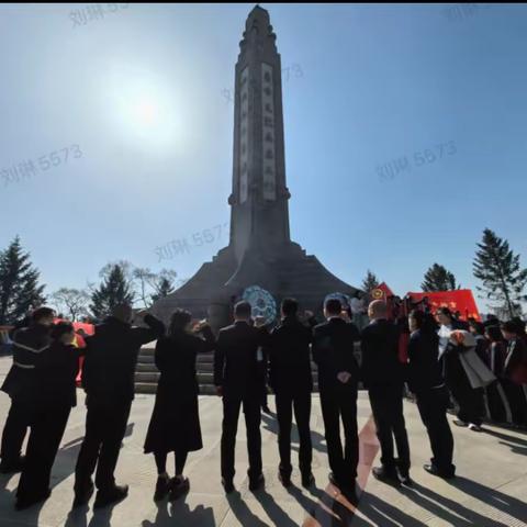 吉林中支清明节烈士陵园祭祀活动暨4月份主题党日