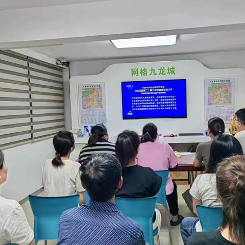 九龙城社区学习贯彻党的二十届三中全会精神