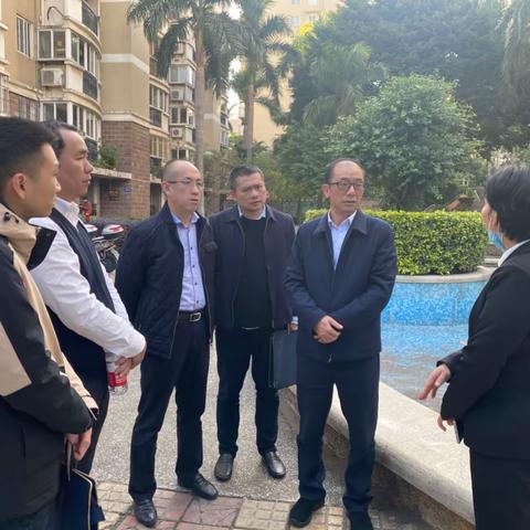 省住建厅王明炫副厅长带队在福州开展物业公共收益“点题整治”、物业党建及小区安全管理工作的调研督导