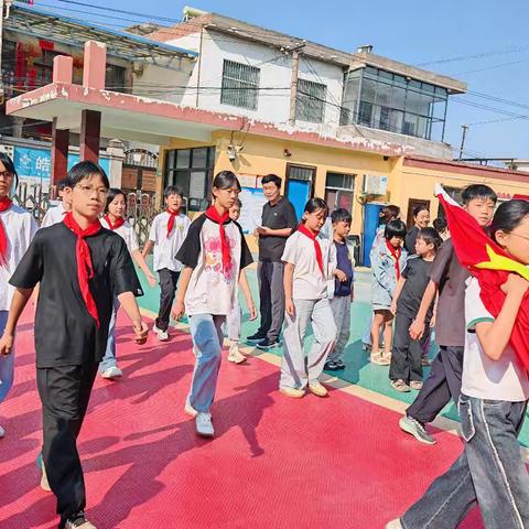 六一儿童节暨端午节安全教育升旗仪式——鸣皋二小