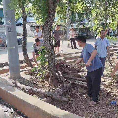 玉道村开展“清洁家园，防蚊灭蚊”人居环境整治主题党日活动