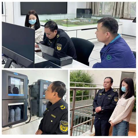 生态环境莲湖分局对一污一期、一污二期进行日常执法检查