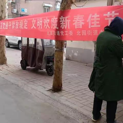 守护岁末安全 共筑温馨春节——鲁丰社区开展禁放烟花爆竹宣传活动