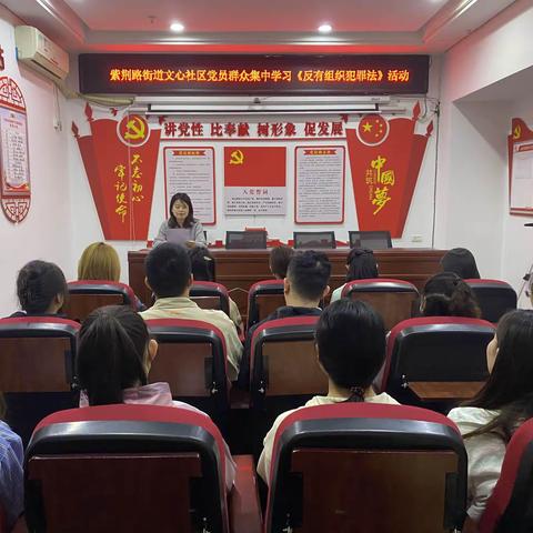 利剑出鞘  重拳出击—紫荆路街道文心社区多措并举深入开展扫黑除恶系列活动