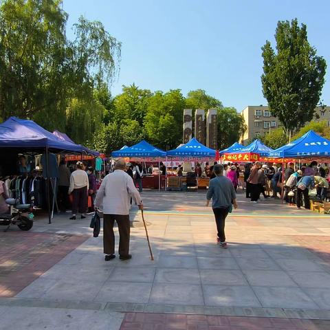 济南市“黄河大集”系列活动走进甸柳新村街道