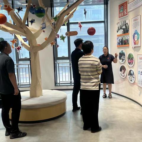 区委统战部调研世茂天城中心社区互嵌式民族社区建设工作