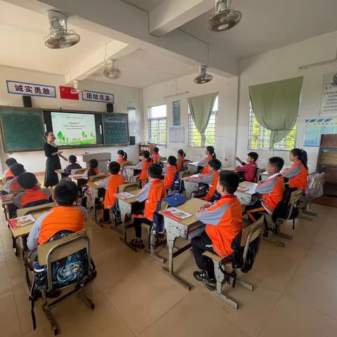 聚力前行蕴芬芳，英语教研促成长——大福小学开展四年级英语精品课活动！