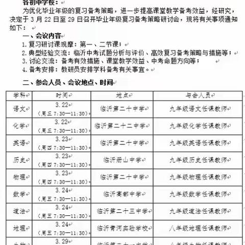 桃红柳绿春意浓，扬帆破浪风正劲——2023年罗庄区初中地理复习备考研讨会