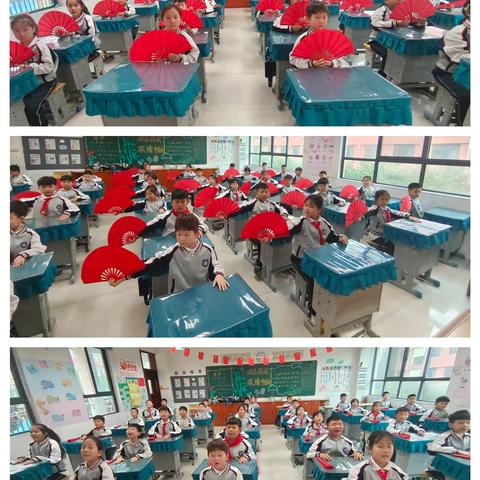 民权县育才学校一、二年级——课桌舞活动