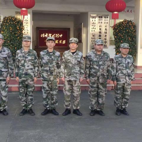 云龙镇应急民兵班每日工作掠影