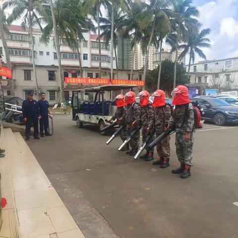 云龙镇应急民兵连开展森林防火演练活动