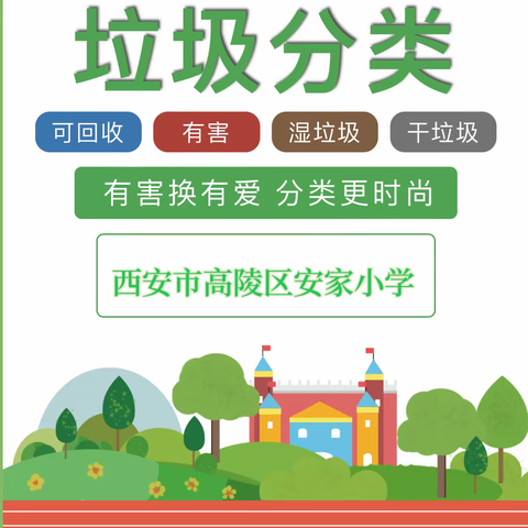 【高陵教育】有害换有爱 ——安家小学垃圾分类主题活动简报