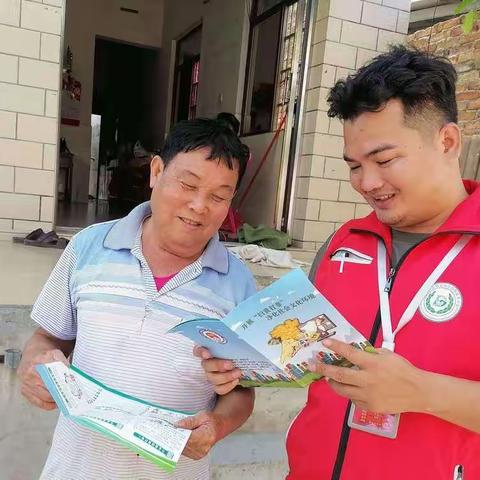 新龙镇新村网格员开展“扫黄打非”宣传活动