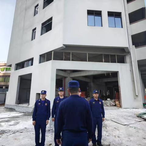 美兰大队开展在建工地火灾隐患排查