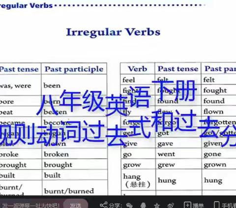 irregular verbs