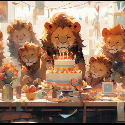 中班科学领域数学活动《小狮子过生日》——榆林市妇联幼儿园中一班