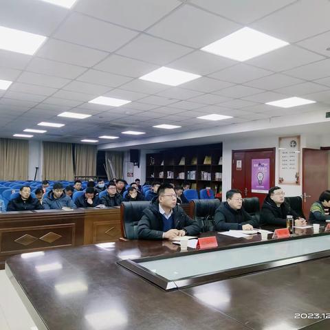 中牟县组织收听收看京津冀及周边地区空气质量会商调度会