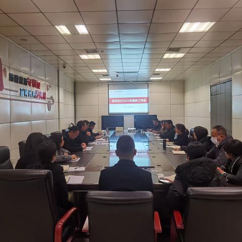 彭州支行召开2023年第一次反洗钱工作会议
