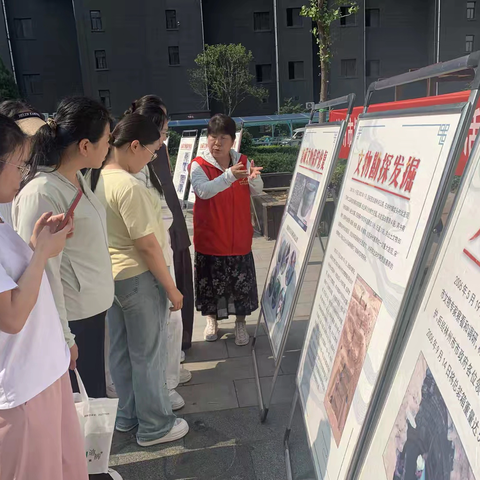 林州市旅游和文化广电局开展文保宣传进社区“双报到”志愿活动