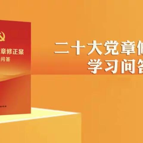 《二十大党章修正案学习问答》天天读