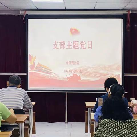 红色光影映吾心 | 中谷苑社区9月沉浸式支部主题党日活动