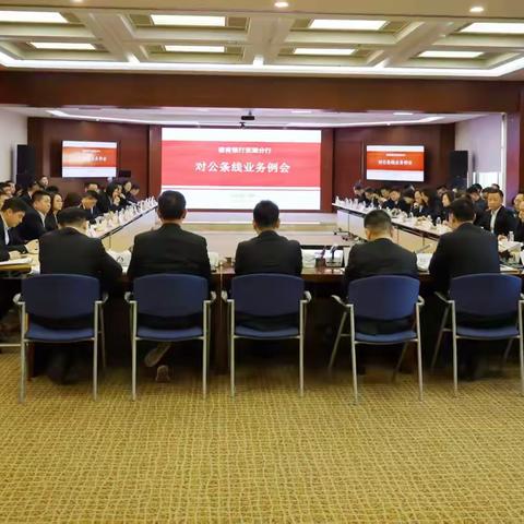 芜湖分行组织召开对公条线业务例会暨旺季营销动员部署会
