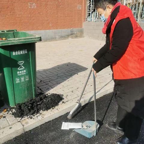 丛台区光明桥街道地质局社区垃圾分类宣传活动