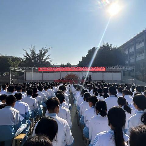 百日鏖一战，鲲鹏上万里——民乐镇中学中考百日誓师大会