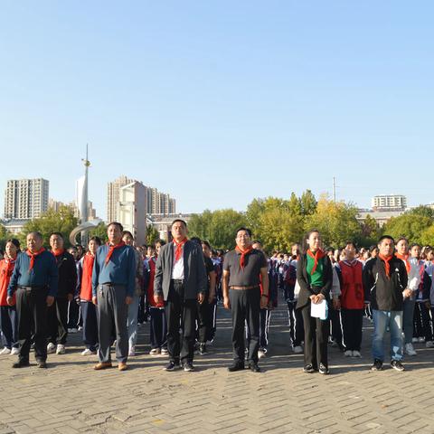 学习二十大，争做好队员——记禹城市实验中学少先队建队仪式