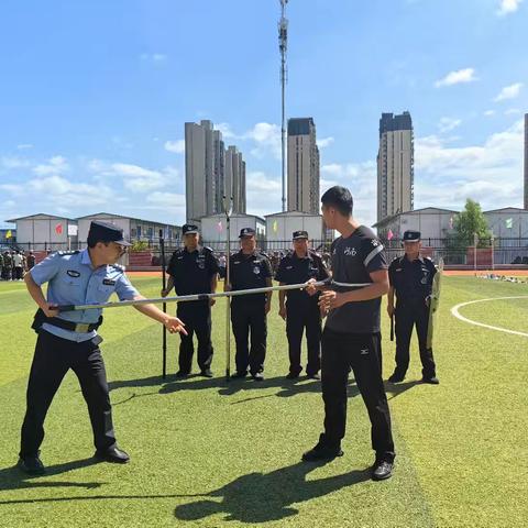 高新分公司岗点—复新中学反暴恐培训 作为素材被电视台采纳